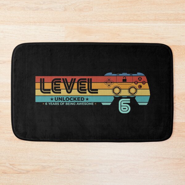 Item preview, Level 6 Unlocked - 6 years old - 6th Birthday Gamer designed and sold by NH2019.