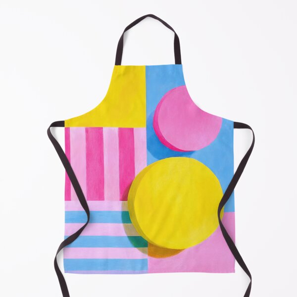 Item preview, Abstract geometry in pink, yellow, blue designed and sold by ArtHouseNiklas.