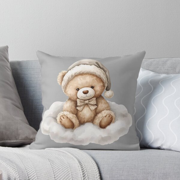Item preview, Fluffy Teddy Bear on Cloud designed and sold by MoonMonkeyNbear.