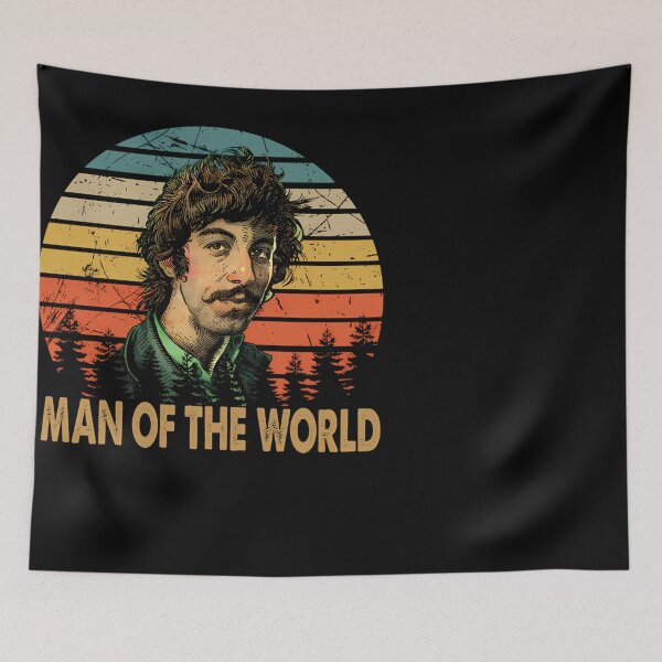 Item preview, Man Of The World Man Singer Rock Music Poster designed and sold by Freddiehitaker.