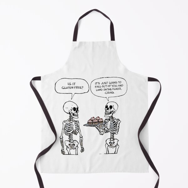 Item preview, Is it gluten free? It's just going to fall our of you and land on the floor Funny gym skeletons designed and sold by HumansStuck12.