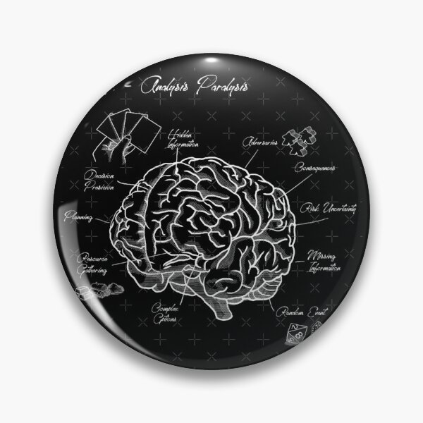 Item preview, Analysis Paralysis - White Print designed and sold by DERIFORTESQUE.