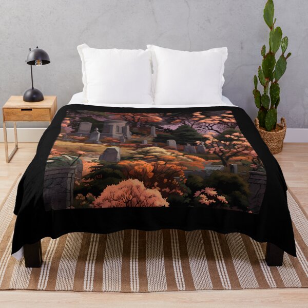 Item preview, Gothic Cemetery Gravestones and Flowers Pattern  4	 designed and sold by xxsoxcyfmbu6.