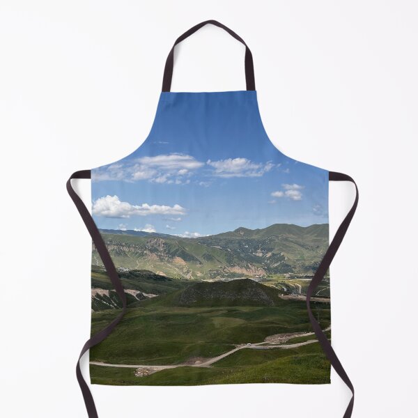 Item preview, Mountain Village Landscape | Peaceful Nature View designed and sold by Swati's Digital Den.