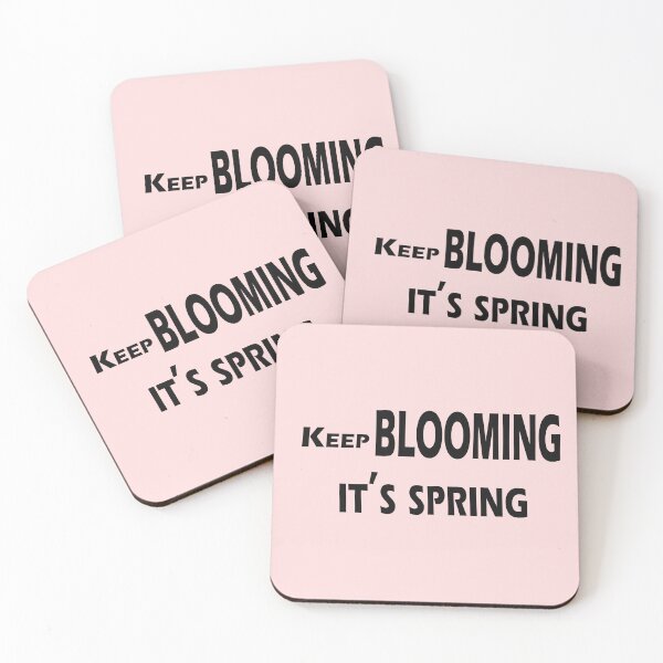 Item preview, Keep Blooming, It’s Spring – Inspirational Quote Design designed and sold by ArtNestVerse.