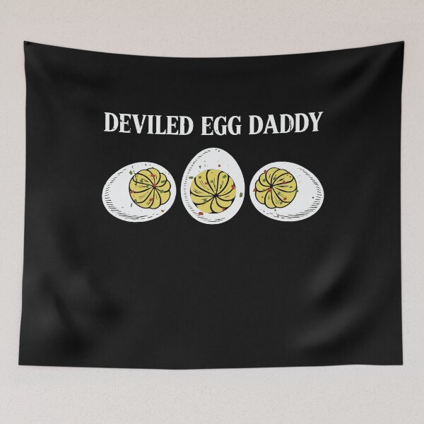Item preview, Retro Deviled Egg Daddy Funny Thanksgiving Fathers Day Men designed and sold by clothesy7.
