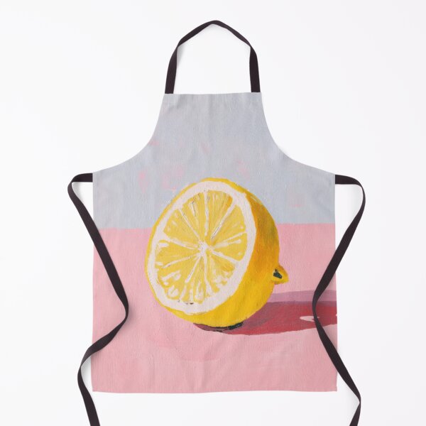 Item preview, Minimalist lemon on pink background designed and sold by ArtHouseNiklas.
