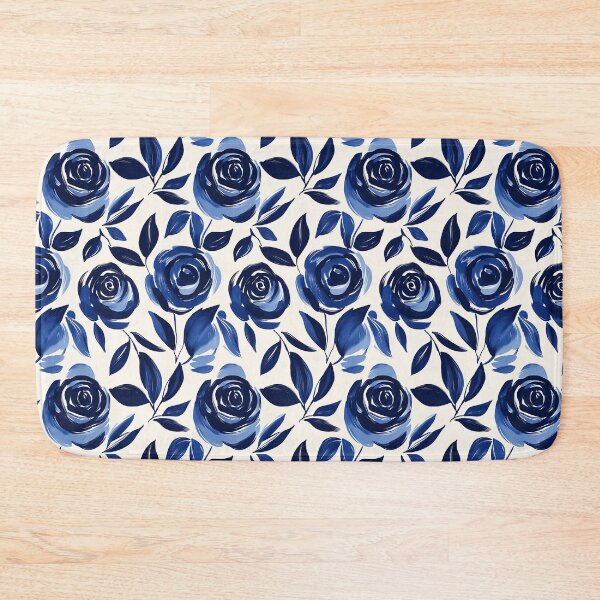 Item preview, Blue Rose Pattern designed and sold by kansaikate.