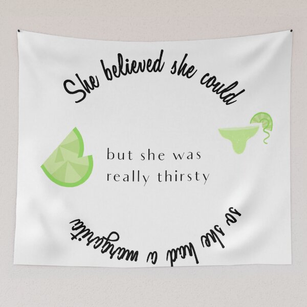 Item preview, She believed she could but she had a margarita designed and sold by Swigalicious.