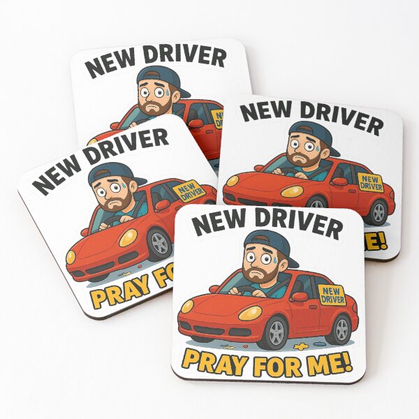 Item preview, New Driver – Pray For Me Funny Car Sticker designed and sold by alizo74.
