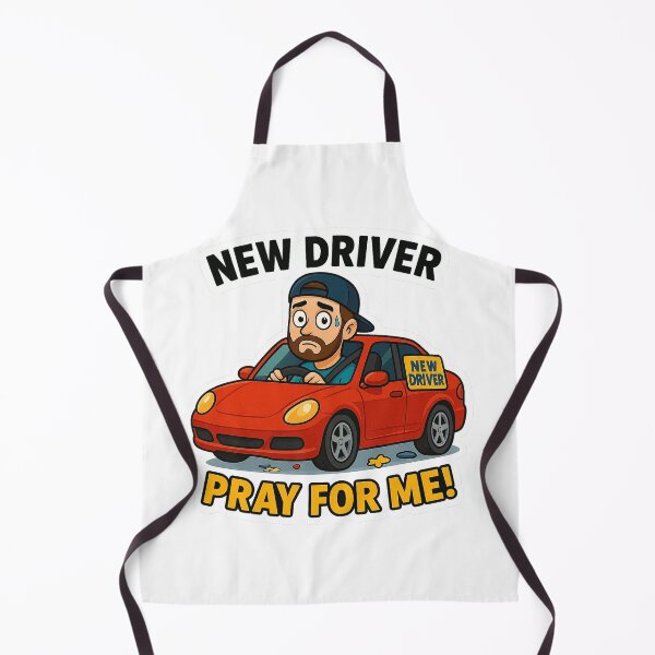 Item preview, New Driver – Pray For Me Funny Car Sticker designed and sold by alizo74.