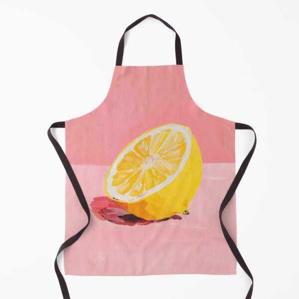 Item preview, Minimalist lemon on pink background designed and sold by ArtHouseNiklas.