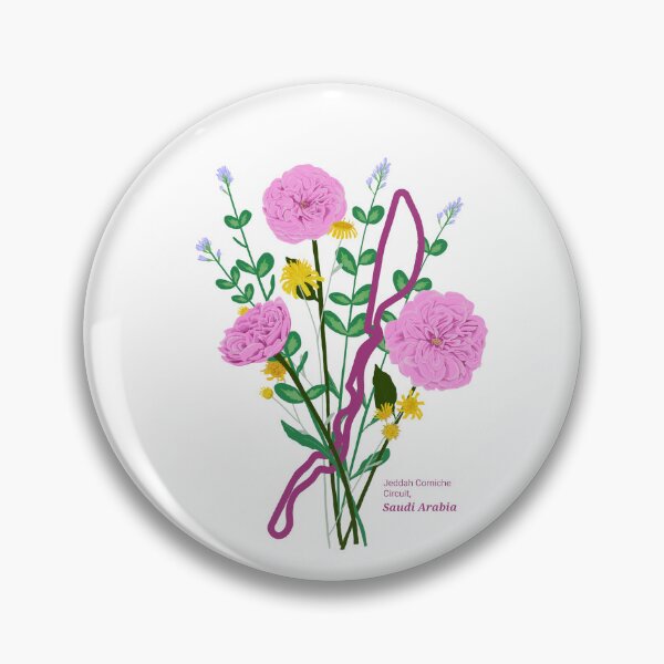 Item preview, Coastal Speed – Jeddah Corniche Circuit with Saudi Flora designed and sold by Lottie--.