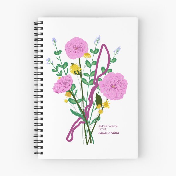 Item preview, Coastal Speed – Jeddah Corniche Circuit with Saudi Flora designed and sold by Lottie--.