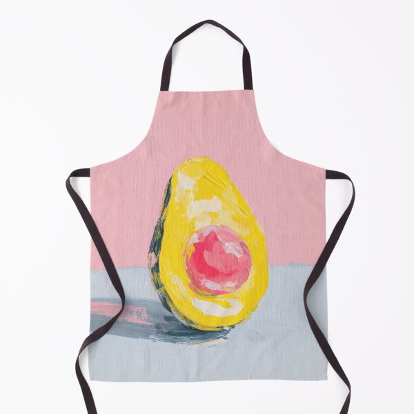 Item preview, Minimalist avocado on pink background designed and sold by ArtHouseNiklas.