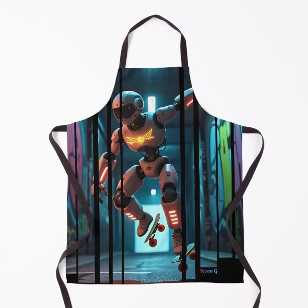 Item preview, Skater robot with neon spray 3 designed and sold by Neon G.