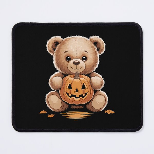 Item preview, Awesome scary Teddy Bear for Halloween and Pumpkin Lovers designed and sold by ValerieRodrigue.