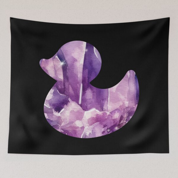 Item preview, Amethyst Crystal Duck designed and sold by DesignDazzles.