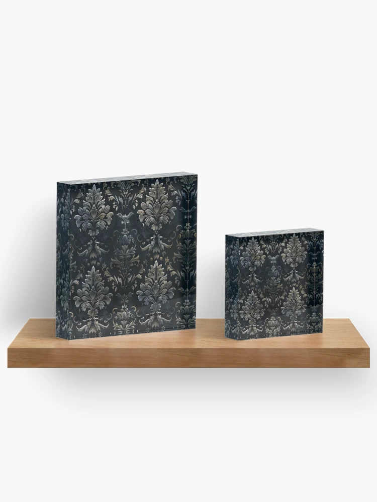Thumbnail 3 of 5, Acrylic Block, Goth - Pattern designed and sold by RWT-Design.