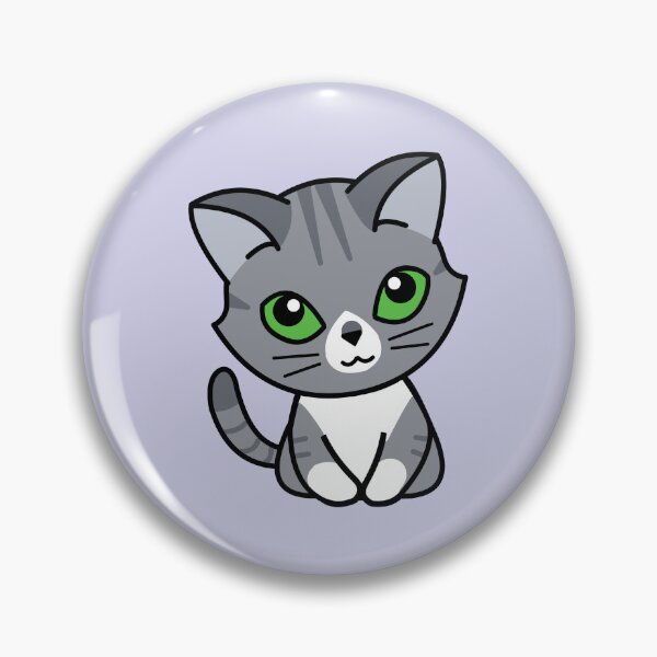 Item preview, Gray Tabby with Green Eyes designed and sold by missnisa.