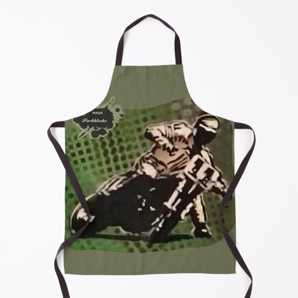 Item preview, Portrait of a vintage motorcycle racer designed and sold by marysfarbklecks.