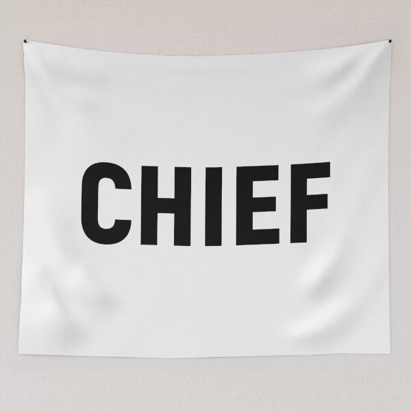 Item preview, Chief - Job Title Text (Black) designed and sold by STUDIO-72.