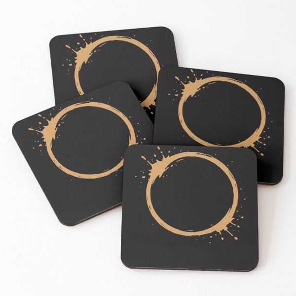 Item preview, Funny Coffee Stain Circle Coffee Lovers Design designed and sold by LuminOrb.