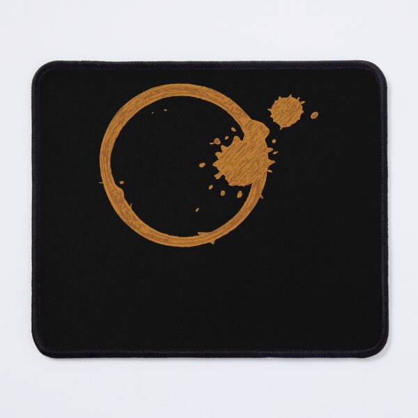 Item preview, Coffee Stain Circle Funny Coffee Design designed and sold by LuminOrb.