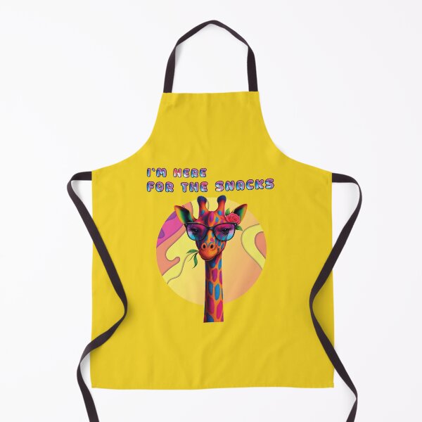 Item preview, I'm Here for the Snacks Funny Giraffe Design – Baby Bodysuits, Kids & Women's T-Shirts, Mugs, Pillows, Aprons & More designed and sold by Print-cess.