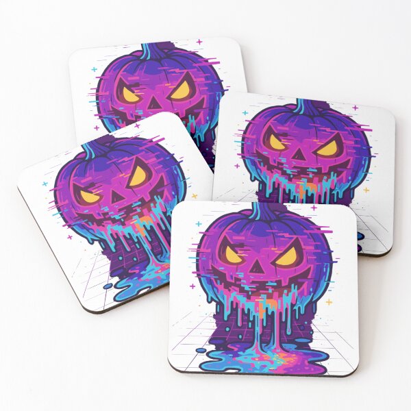 Item preview, Neon Melting Pumpkin designed and sold by MargieSommer.