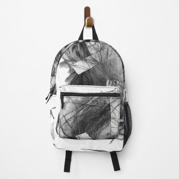 Item preview, Chaotic Beauty – Abstract Charcoal Portrait designed and sold by DovralThreads.