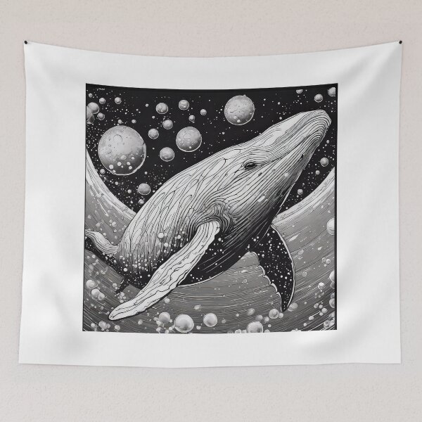 Item preview, Cosmic Whale designed and sold by Saint Arts Studio.