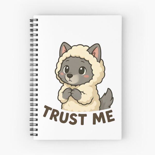 Item preview, Kawaii Wolf in Sheep’s Clothing – “Trust Me” Design designed and sold by OsasChild.