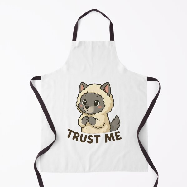 Item preview, Kawaii Wolf in Sheep’s Clothing – “Trust Me” Design designed and sold by OsasChild.