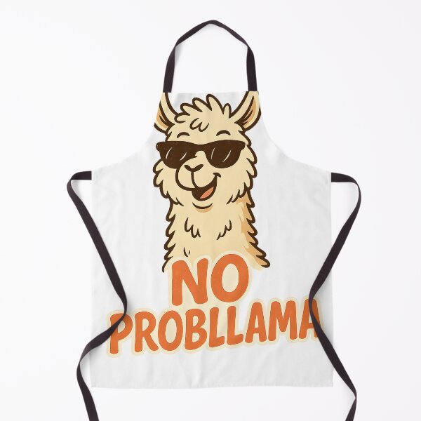 Item preview, No Probllama – Funny Fluffy Lama Design designed and sold by VibeCircuit61.