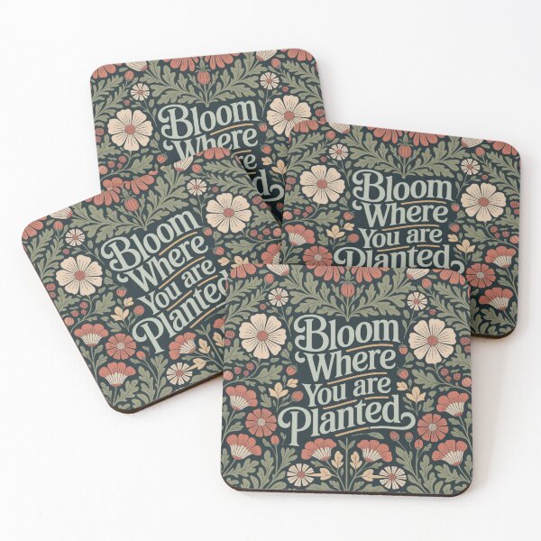 Item preview, William Morris Inspired Cottagecore Botanical Cozy Quotes Floral Decor designed and sold by Heritage Hive Studio.