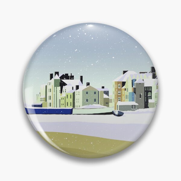 Item preview, Aldeburgh (Snow) designed and sold by Richard O'Neill Art.