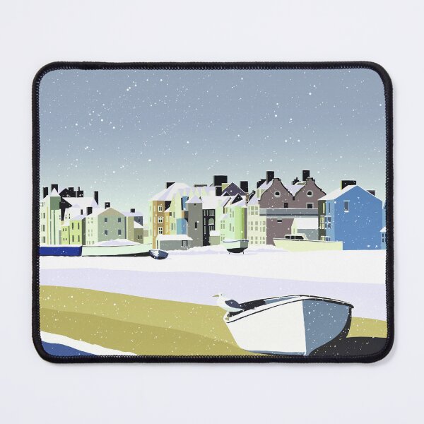 Item preview, Aldeburgh (Snow) designed and sold by Richard O'Neill Art.