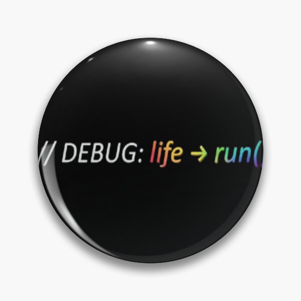 Item preview, Debug Life Run – Rainbow Code Art designed and sold by FunkyPatakha.