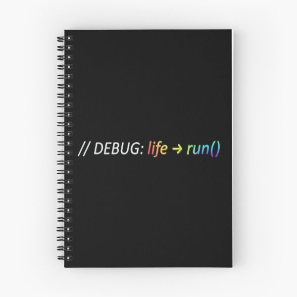 Item preview, Debug Life Run – Rainbow Code Art designed and sold by FunkyPatakha.