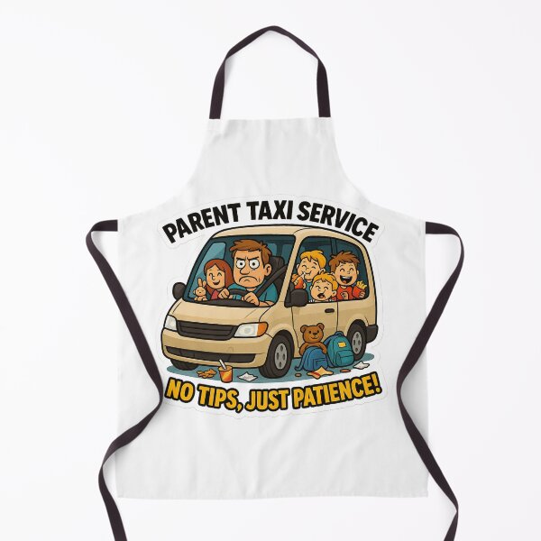 Item preview, Parent Taxi Service – Funny Family Car Sticker designed and sold by alizo74.