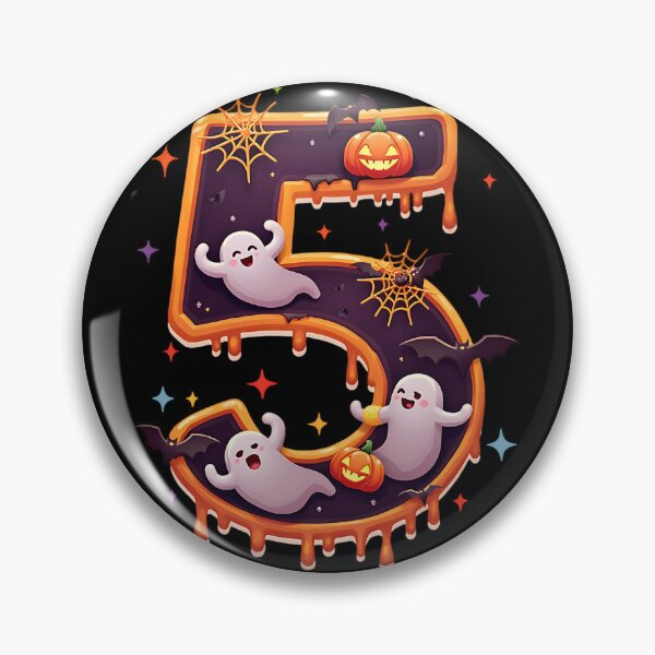 Item preview, Halloween Number 5 Ghosts Pumpkins Spiderweb Spooky Costume designed and sold by ArtDesignTp.