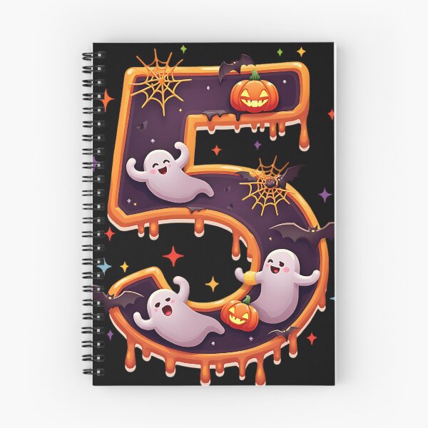 Artikelvorschau, Halloween Nummer 5 Geister Kürbisse Spinnennetz Gruseliges Kostüm entworfen und verkauft von ArtDesignTp.