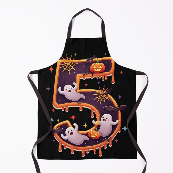 Item preview, Halloween Number 5 Ghosts Pumpkins Spiderweb Spooky Costume designed and sold by ArtDesignTp.