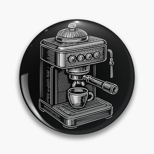 Item preview, Coffee Maker Machine Vintage Art Design designed and sold by LuminOrb.