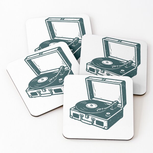 Item preview, Retro Vinyl Record Player Music Lovers Design designed and sold by LuminOrb.