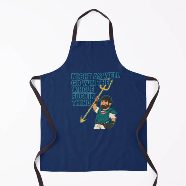 Artikelvorschau, Könnte genauso gut das Ganze gewinnen – Baseball Raleigh Catcher Cartoon Design entworfen und verkauft von getpressedshirt.