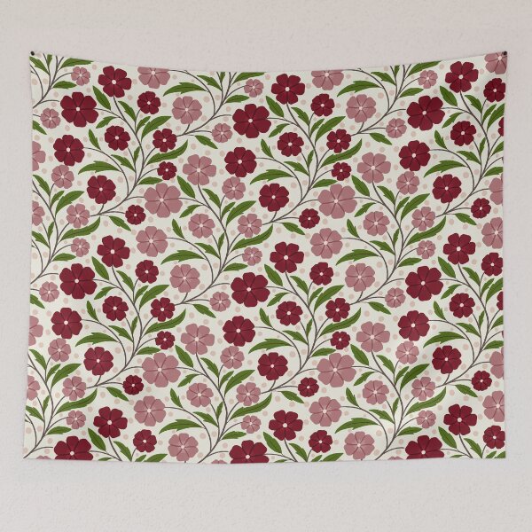 Item preview, Trailing Floral Pattern  designed and sold by kalaauniverse_art_studio.