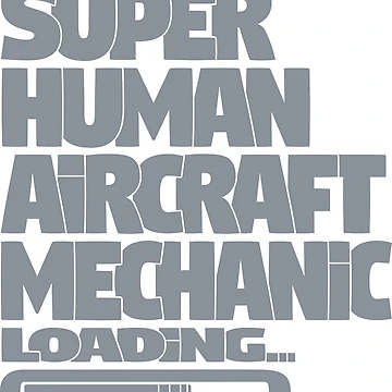 Artwork thumbnail, Aircraft Mechanic Loading by rustyredbubble
