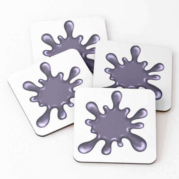 Item preview, Purple grey paint splash designed and sold by serenebookworm.